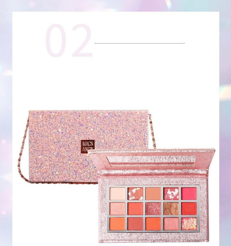 Luxury Glitter Eyeshadow Palette – 18 Shades