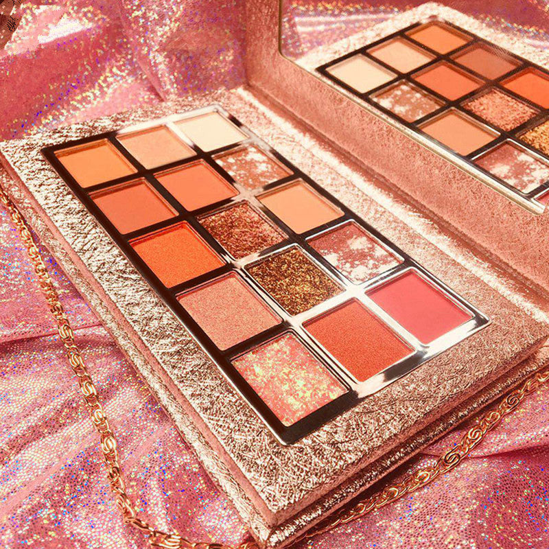 Luxury Glitter Eyeshadow Palette – 18 Shades