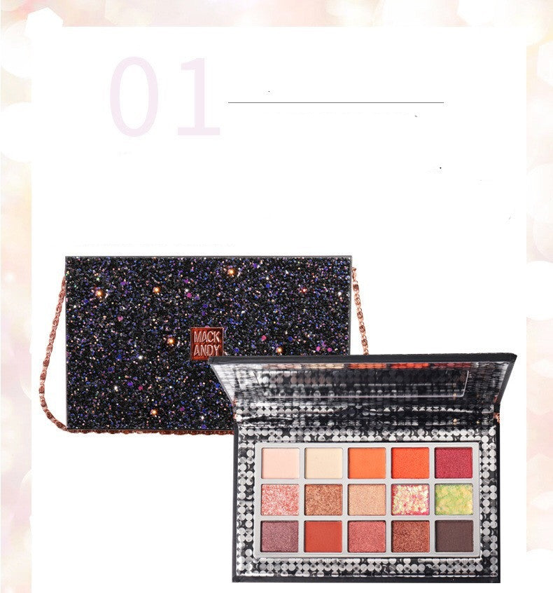 Luxury Glitter Eyeshadow Palette – 18 Shades